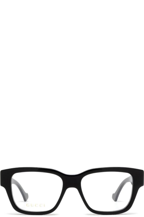 Gucci Eyewear نظارات لـ القسم الرجالي Gucci Eyewear Rectangle Frame Glasses