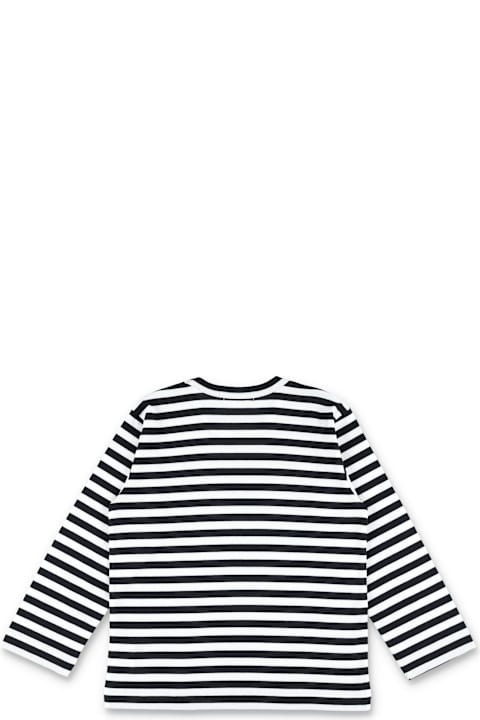 Comme des Garçons Play لـ Kids Comme des Garçons Play Kid - Striped T-shirt