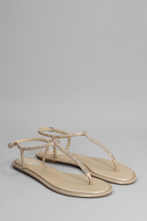 Homeware René Caovilla Renè Caovilla Diana Embellished Thong Sandals