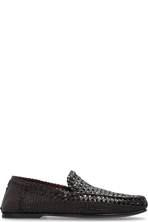 Dolce & Gabbana أحذية لـ القسم الرجالي Dolce & Gabbana Hand-woven Driver Loafers