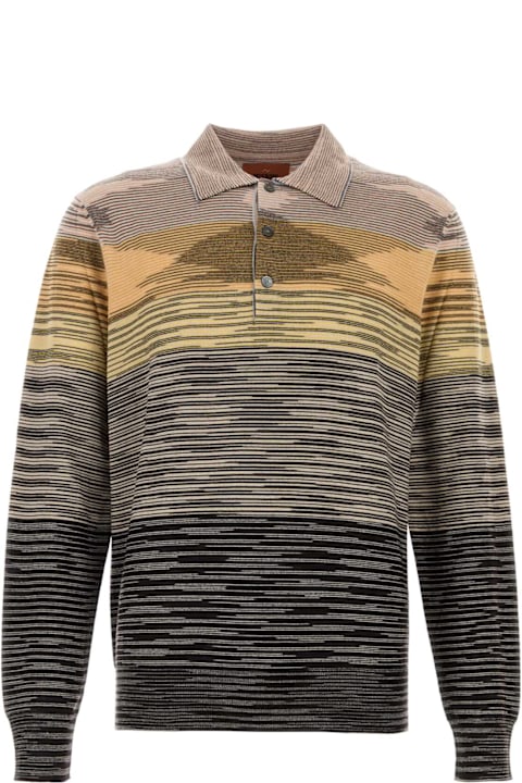 Homeware Missoni Embroidered Wool Polo Shirt