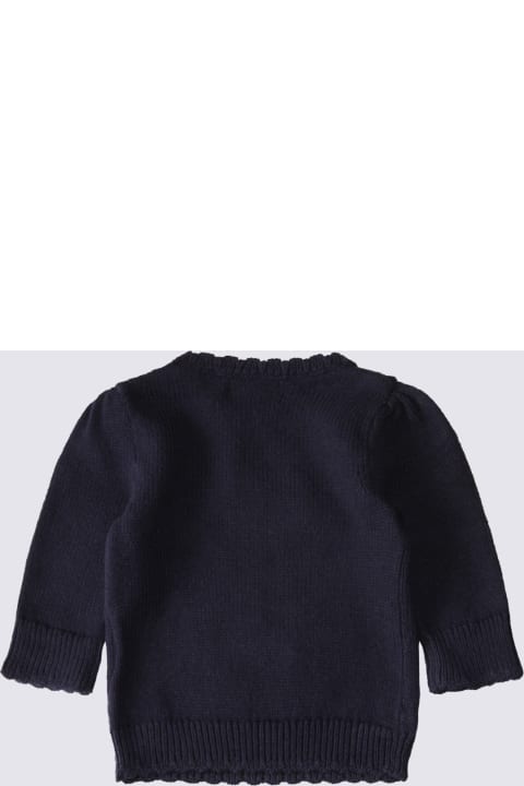 ベビーガールズ トップス Polo Ralph Lauren Navy Cotton Polo Bear Sweater