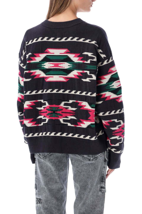 Marant Étoile Sweaters for Women Marant Étoile Geometric Pattern Milton Knitted Sweater