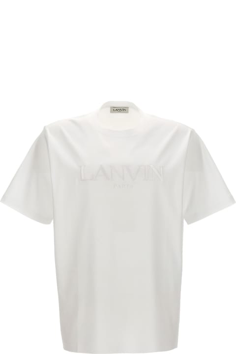 Topwear for Men Lanvin Logo Embroidery T-shirt