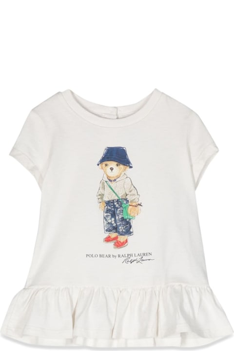 Topwear for Baby Girls Ralph Lauren Mc Bear T-shirt