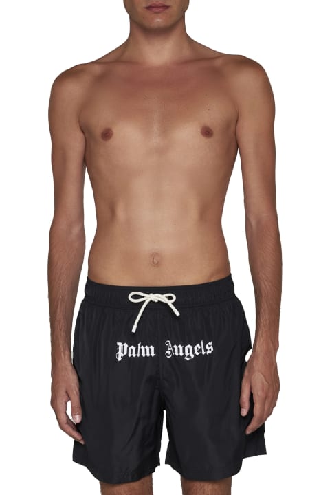 Palm Angels for Men Palm Angels Classic Logo Swim Trunks