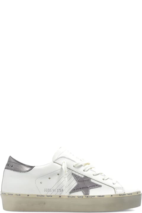 Golden Goose Hi Star Leather Sneakers