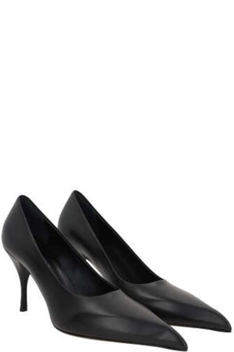 High-Heeled Shoes for Women Prada Pointed-toe Slip-on Pumps