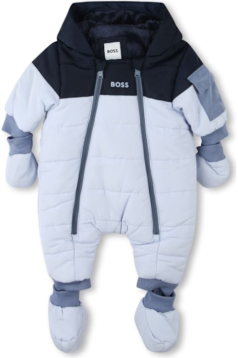 Hugo Boss Coats & Jackets for Baby Boys Hugo Boss Tuta Da Neve Con Stampa