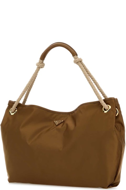 Homeware Prada Camel Re-nylon Large Prada Mariner Shopping Bag