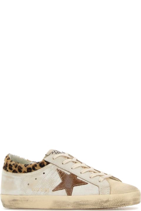 Golden Goose Chalk Suede Super Star Sneakers