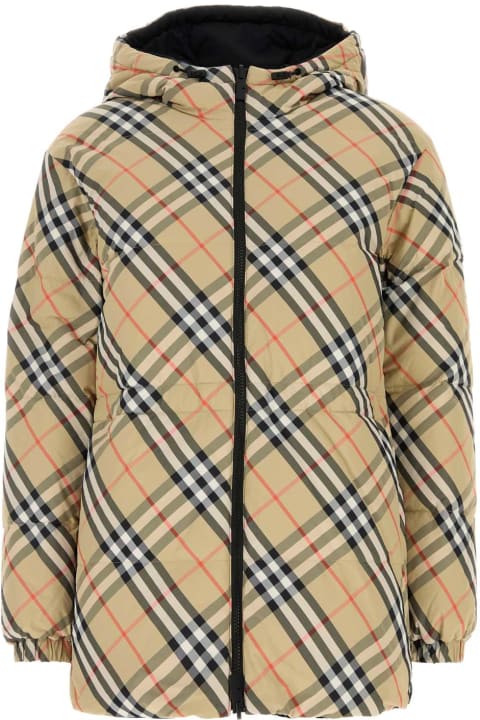 Burberry Coats & Jackets for Women Burberry Printed Nylon Reversible Down Jacket