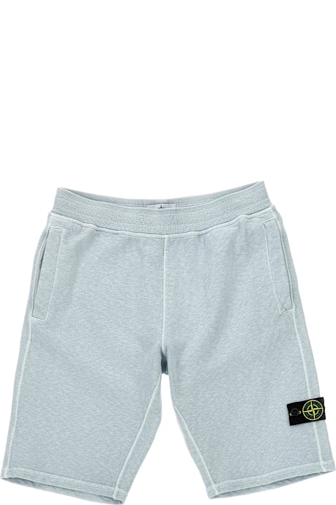 Homeware Stone Island Junior Logo Badge Bermuda Shorts