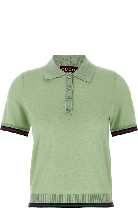 Gucci Clothing for Women Gucci Knitted Polo Shirt