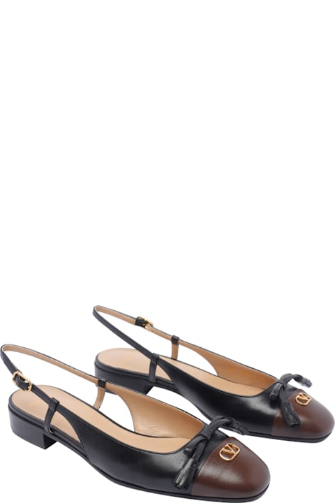 Flat Shoes for Women Valentino Garavani Valet Du Roi Slingback Ballets