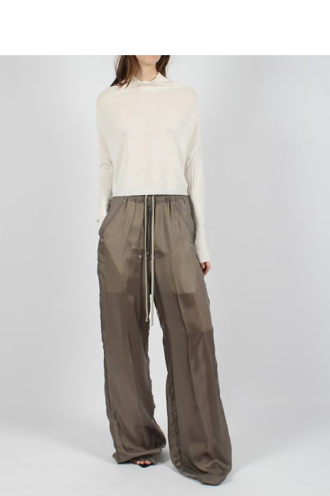 Sweaters for Women Rick Owens Cropped Crater Knit Top