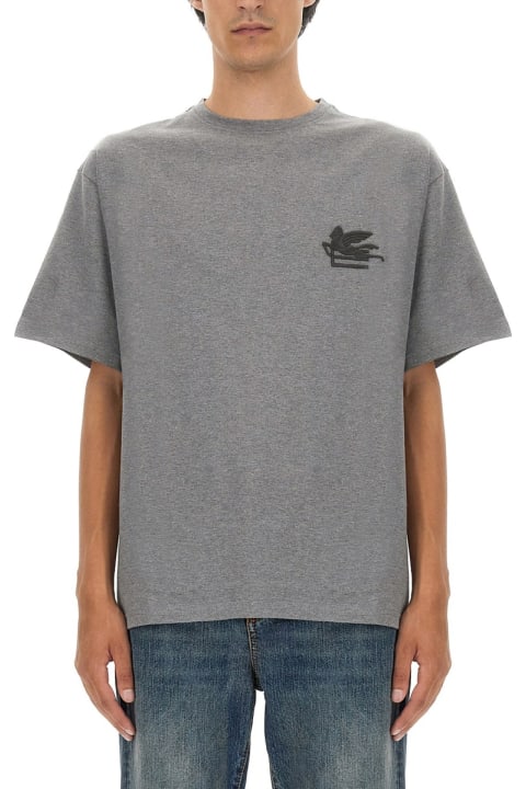 Etro Topwear for Men Etro T-shirt With Pegasus Embroidery