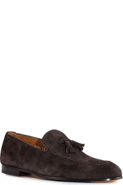 Homeware Doucal's Dark Brown Suede Loafers