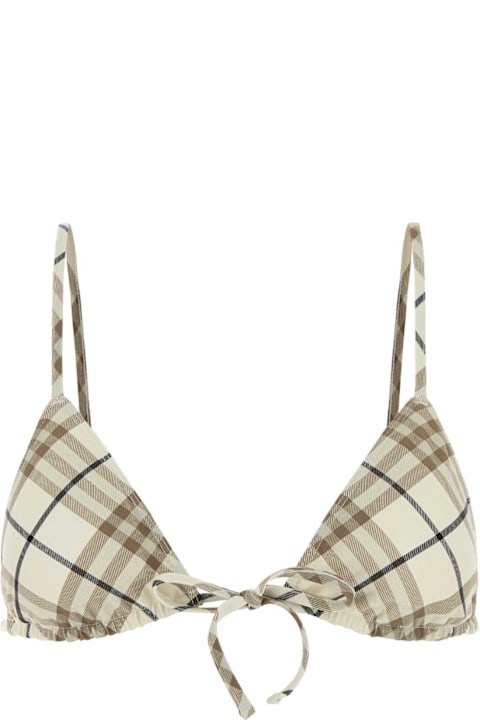 Homeware Burberry Printed Stretch Nylon Bikini Top