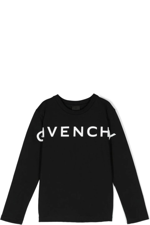 Givenchy for Kids Givenchy Givenchy Kids T-shirts And Polos Black