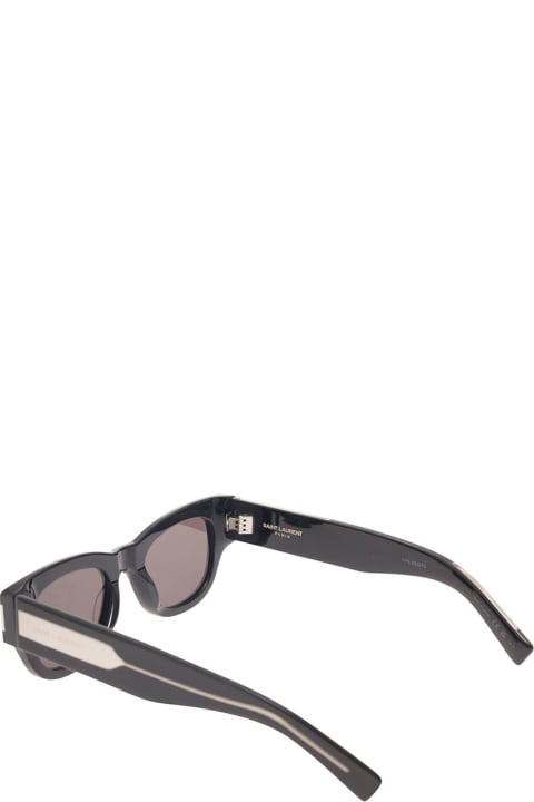 Accessories Sale for Women Saint Laurent Square-frame Tinted Sunglasses In Black Acetate Woman