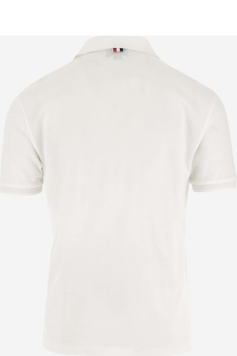 Thom Browne Topwear for Men Thom Browne 'ss Pocket' Cotton Polo Shirt