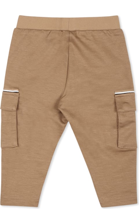 أدوات منزلية Hugo Boss Beige Trousers For Baby Boy With Logo