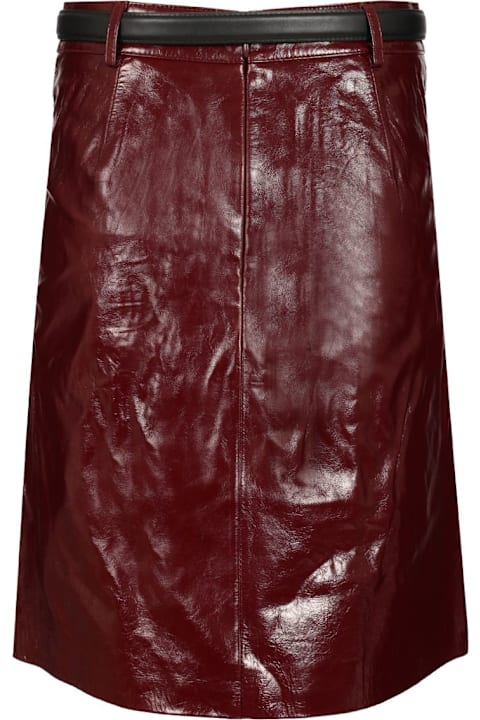 Homeware self-portrait Mini Skirt In Patent Leather