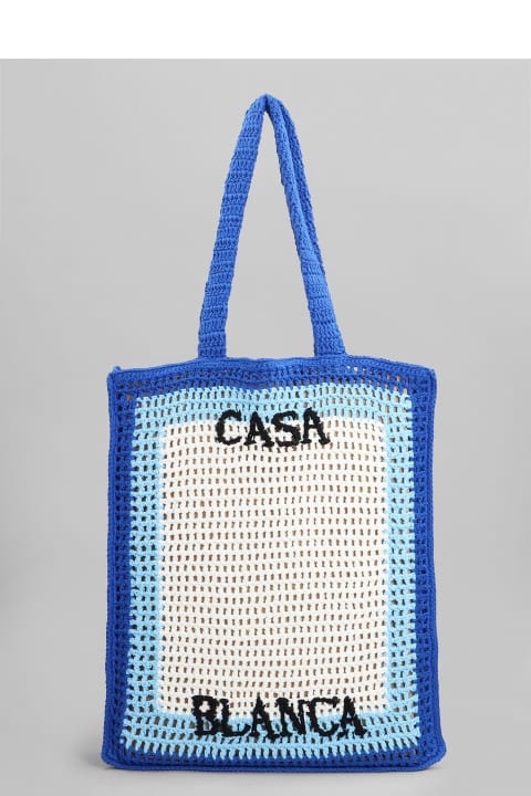 Tote In White Cotton