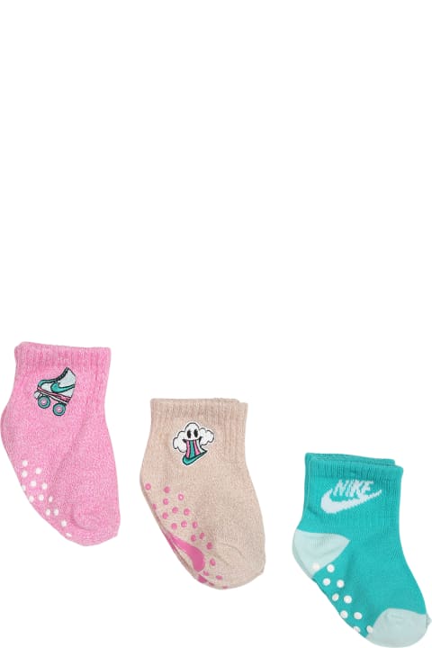 Accessories & Gifts for Baby Girls Nike Multicolor Set For Baby Girl With Logo