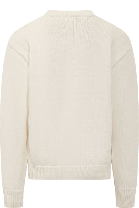 Fashion for Men Off-White Big Logo Jacquard Sweater