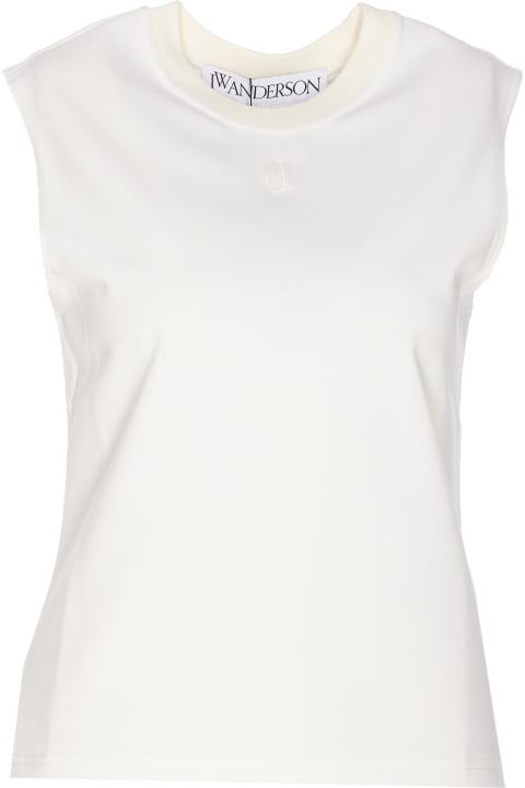 J.W. Anderson Topwear for Women J.W. Anderson Embroidered Jwa Logo Tank Top