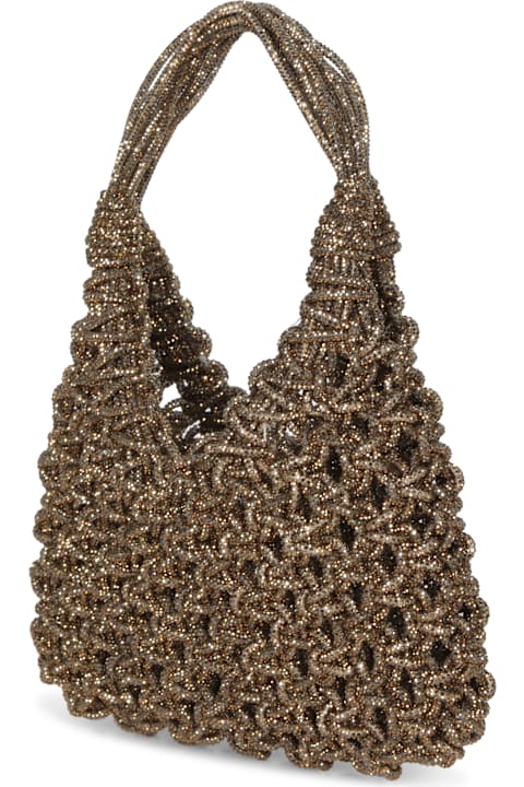 Hibourama Bags for Women Hibourama Vannifique Golden Shadow Gold Bag