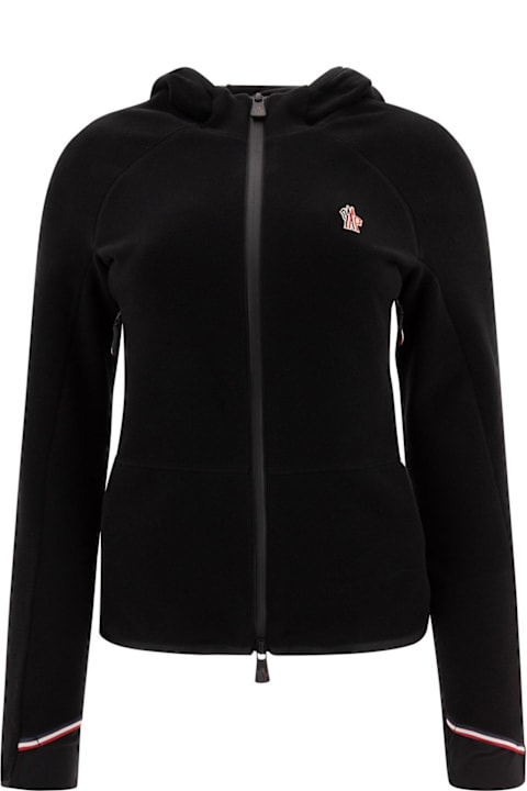 Moncler Grenoble Women Moncler Grenoble Hooded Fleece Jacket