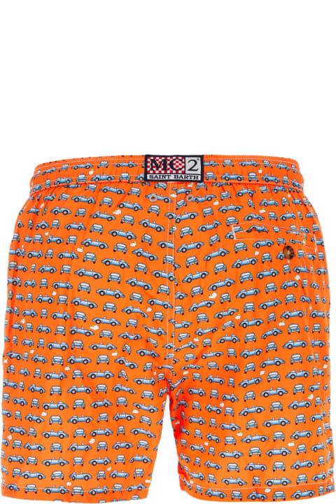 MC2 Saint Barth Swimwear for Men MC2 Saint Barth Printed Polyester Swimming Shorts