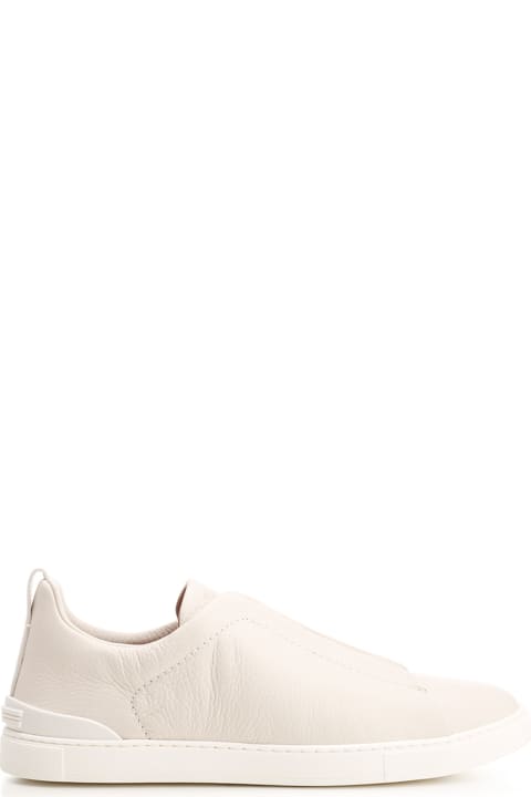 Zegna Sneakers for Men Zegna 'triple Stitch' Low Top Sneakers
