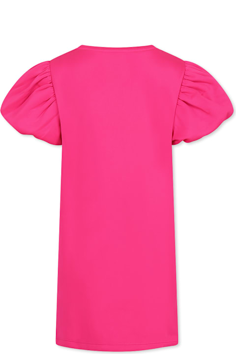Homeware Marc Jacobs Fuchsia Dress For Girl With Bag Print