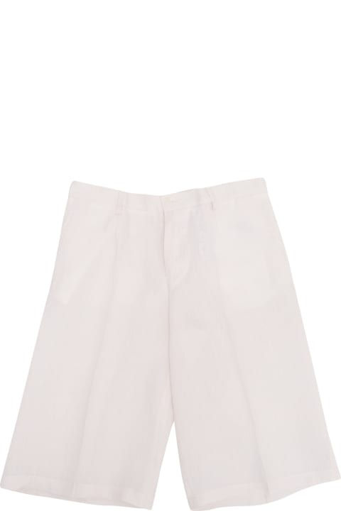 Dolce & Gabbana Bottoms for Girls Dolce & Gabbana D&g Linen Bermuda Shorts