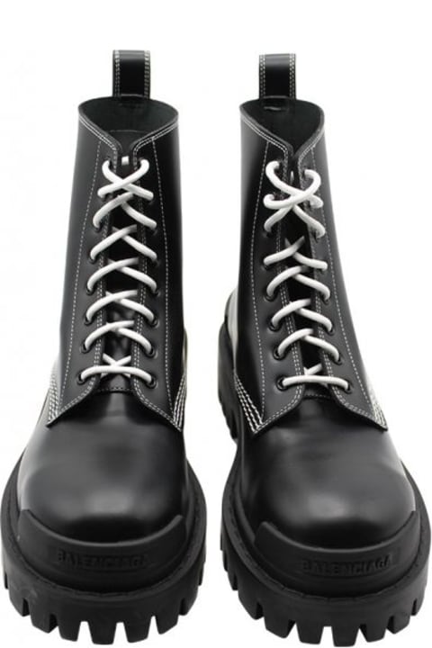 Fashion for Women Balenciaga Strike Lace-up Boots