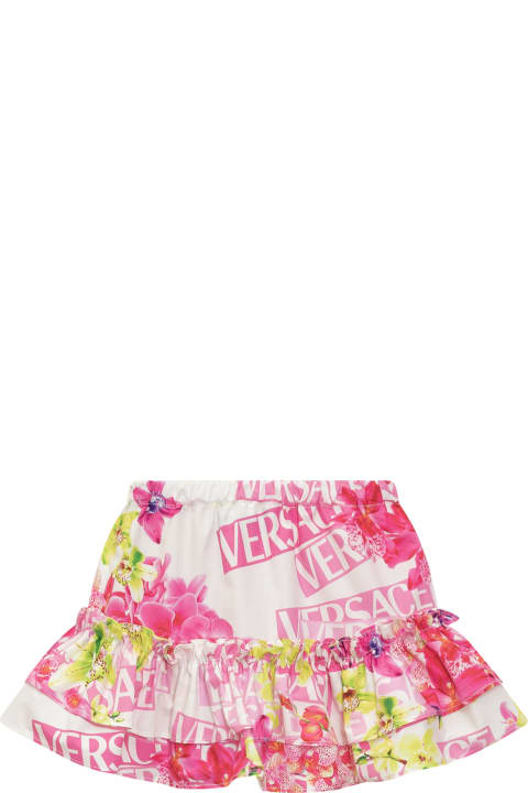 Bottoms for Baby Girls Versace Skirt With Print