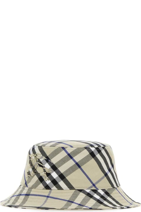 Hats for Men Burberry Printed Polyester Blend Bucket Hat