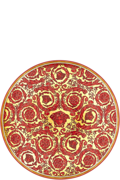 Versaceのテーブルウェア Versace 'medusa Garland Red' Plate
