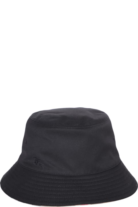 ウィメンズ Burberryのヘアアクセサリー Burberry Checked Reversible Bucket Hat