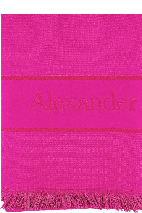Alexander McQueen Accessories for Men Alexander McQueen Sa Trave Selvedge Scarf