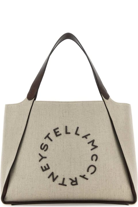 Fashion for Women Stella McCartney Cappuccino Canvas Shopping Bag