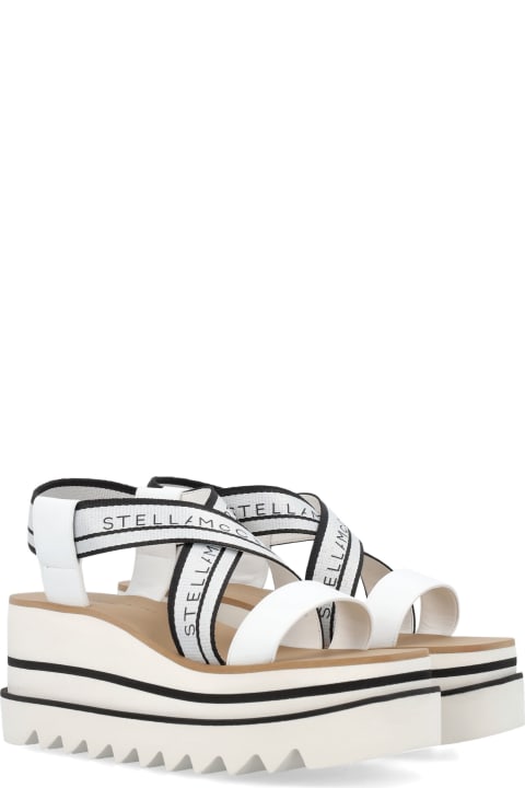 Sneak-elyse Striped Platform Sandals