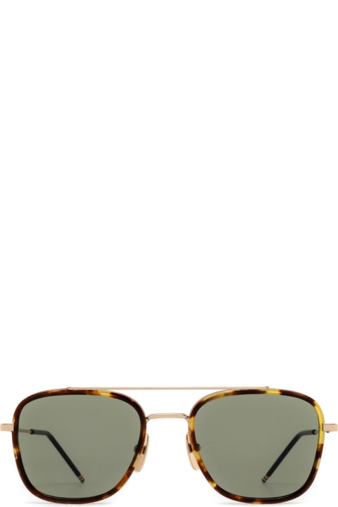 Thom Browne Eyewear for Women Thom Browne Ues800a Med Brown Sunglasses