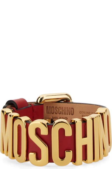 ウィメンズ Moschinoのブレスレット Moschino Logo Bracelet