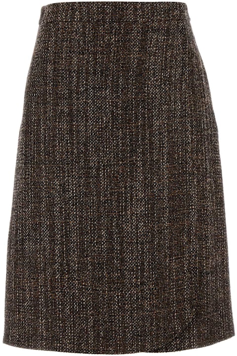Homeware Fendi Multicolor Tweed Skirt