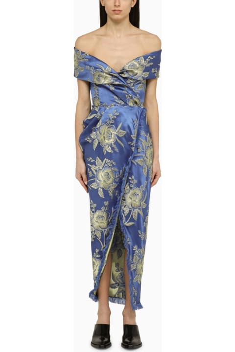 Etro Dresses for Women Etro Silk-blend Cocktail Dress With Draping